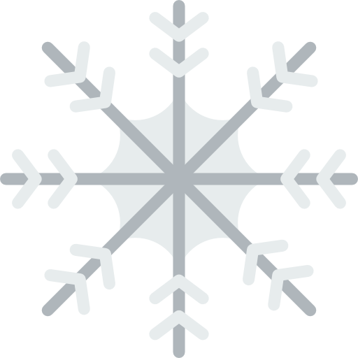 Snowflake prettycons Flat icon