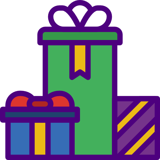 Gifts prettycons Lineal Color icon