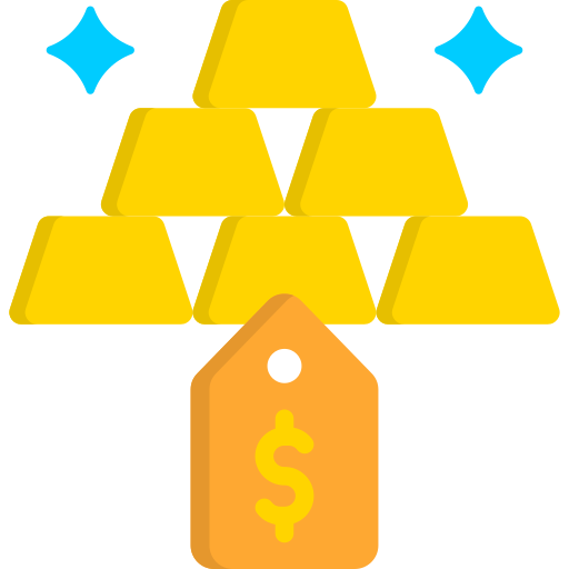 Gold price Generic color fill icon