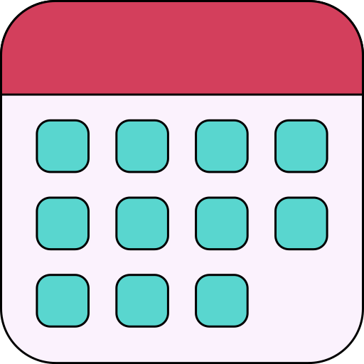 calendário Generic color lineal-color Ícone