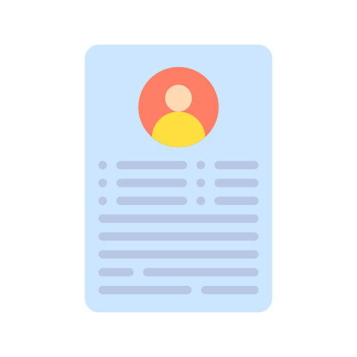 Business profile Generic color fill icon