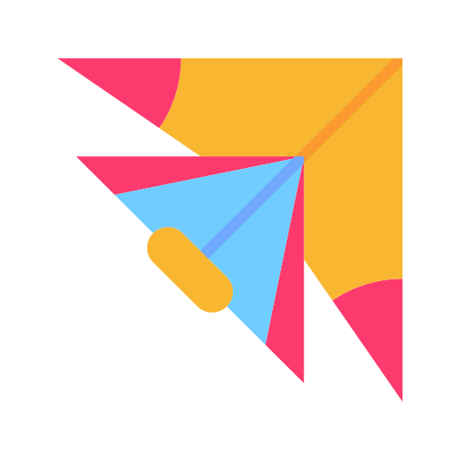 Hang glider Generic color fill icon