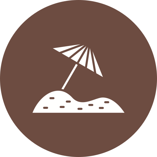 parasole Generic color fill icona