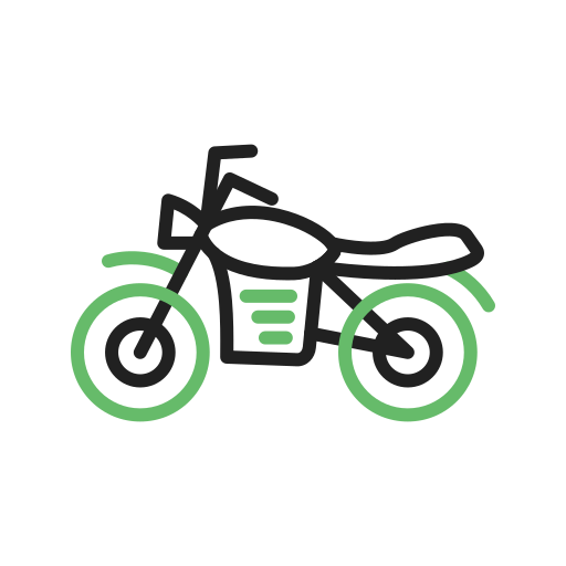 moto Generic color outline icona
