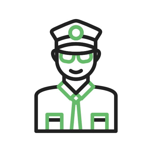 Police Generic color outline icon