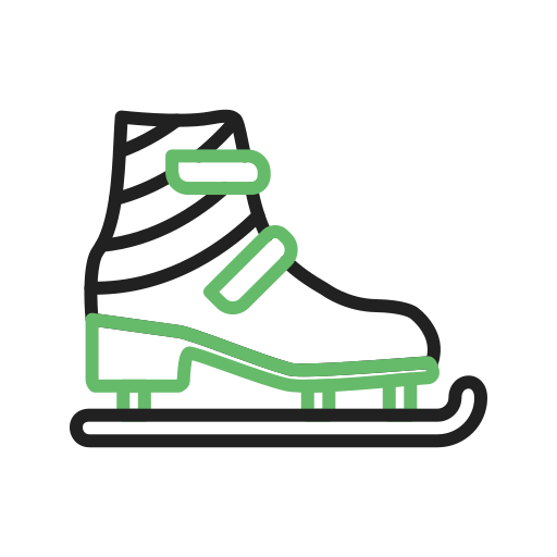 schaatsen Generic color outline icoon