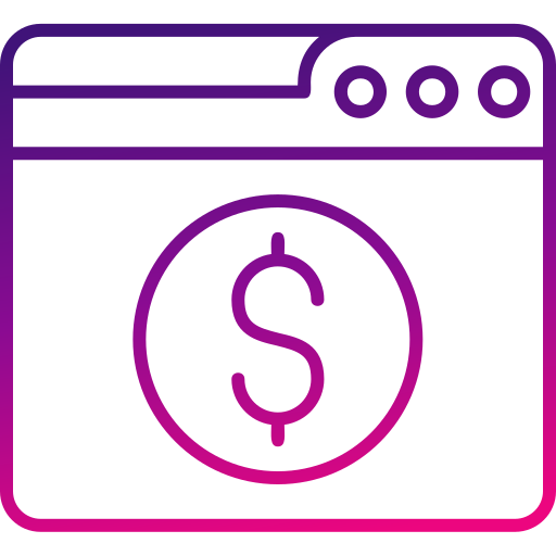 pagamento online Generic gradient outline icona
