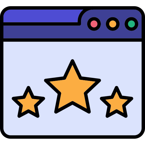 calificación web Generic color lineal-color icono