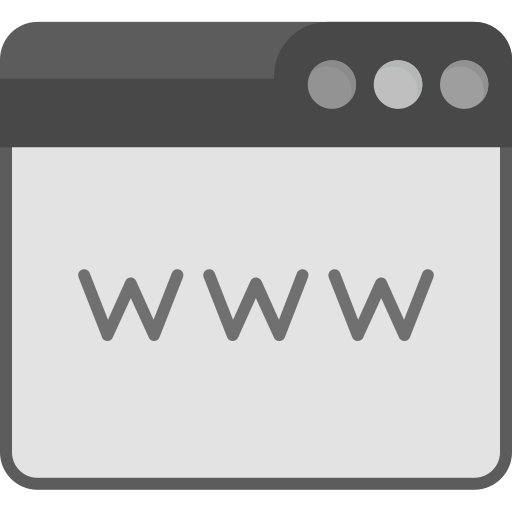 Web browser Generic color fill icon