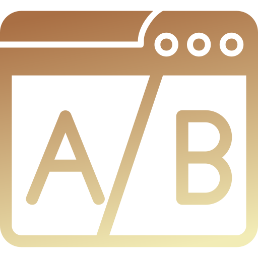 ab-test Generic gradient fill icon