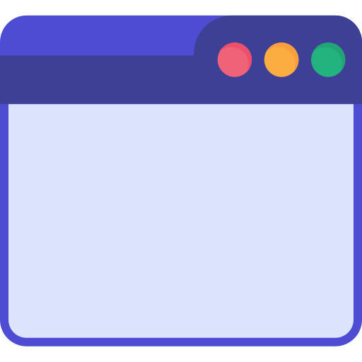 strona internetowa Generic color fill ikona