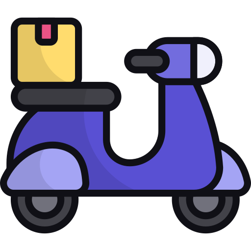 bicicletta da consegna Generic color lineal-color icona