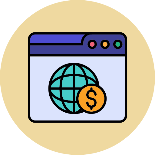 banca por internet Generic color lineal-color icono