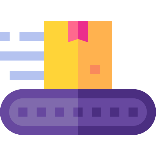 Conveyor belt Basic Straight Flat icon