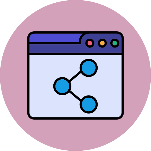 ブラウザ Generic color lineal-color icon