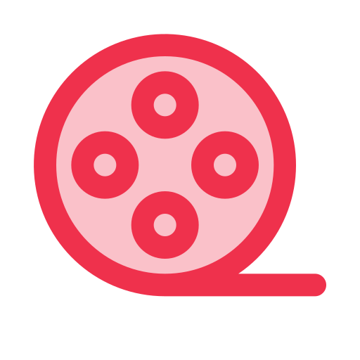 Film reel Generic color lineal-color icon