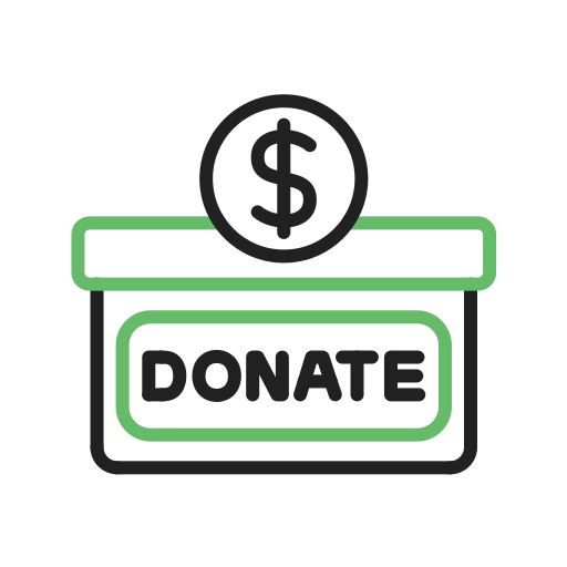 caja de donación Generic color outline icono