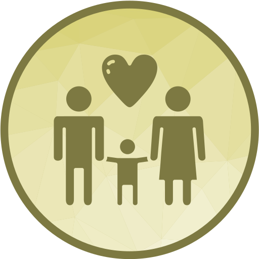 Adoptive parents Generic color lineal-color icon
