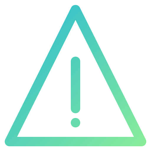 avvertimento Generic gradient outline icona