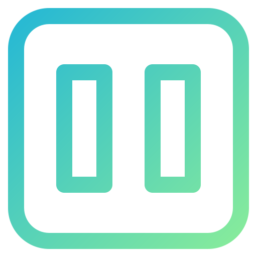 一時停止 Generic gradient outline icon