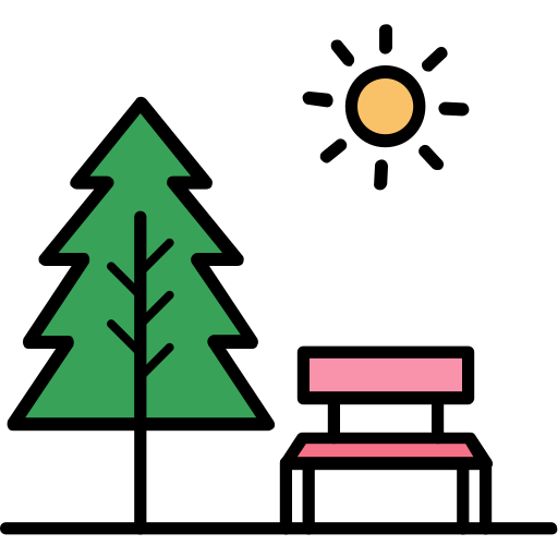 drzewo parkowe Generic color lineal-color ikona