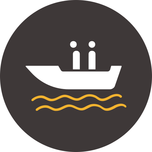 barco barco Generic color fill icono