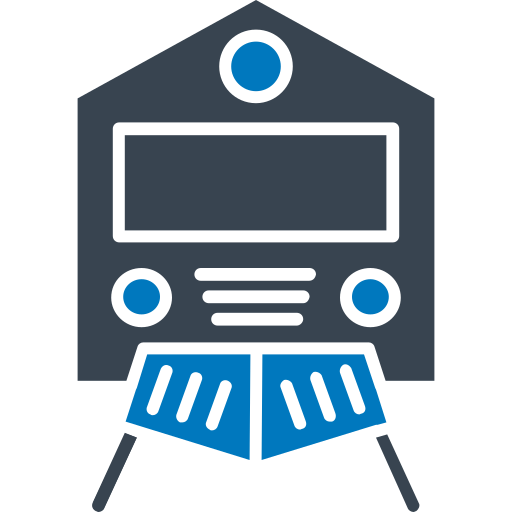 Train Generic color fill icon