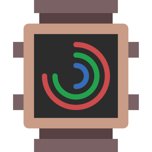inteligentny zegarek prettycons Flat ikona