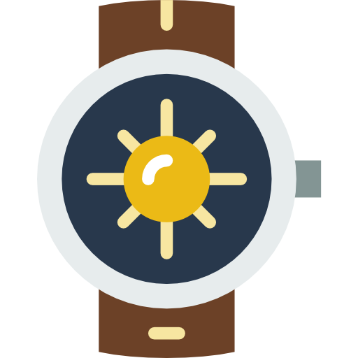 inteligentny zegarek prettycons Flat ikona