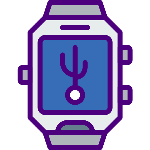 smartwatch prettycons Lineal Color icon