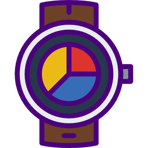 smartwatch prettycons Lineal Color icon