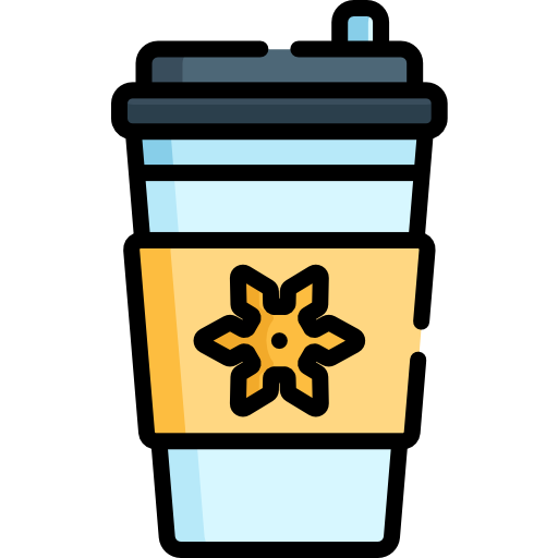 taza de café Special Lineal color icono