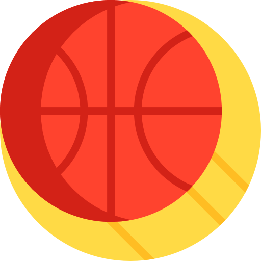 koszykówka Detailed Flat Circular Flat ikona