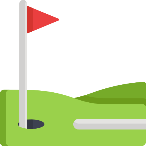 Golf field Special Flat icon