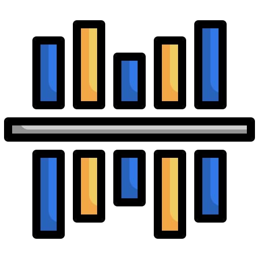 barres Generic color lineal-color Icône