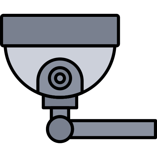 beveiligingscamera Generic color lineal-color icoon