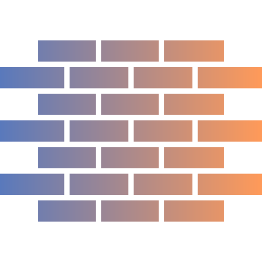 mur de briques Generic gradient fill Icône