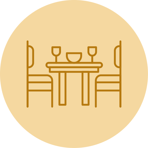Dining room Generic color fill icon