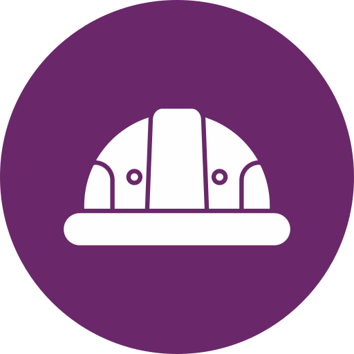 Helmet Generic color fill icon