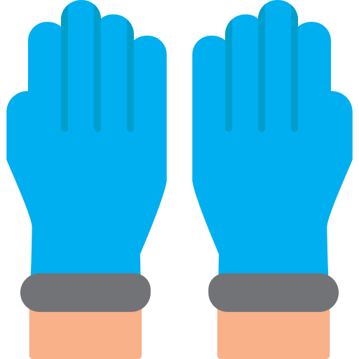 gants de protection Generic color fill Icône