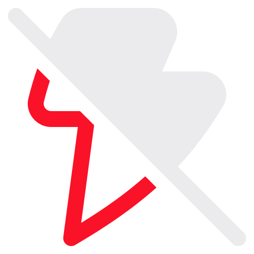flash apagado Generic color fill icono