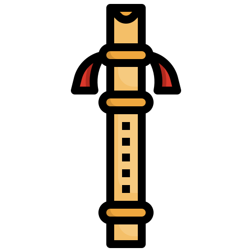 Flute Generic color lineal-color icon