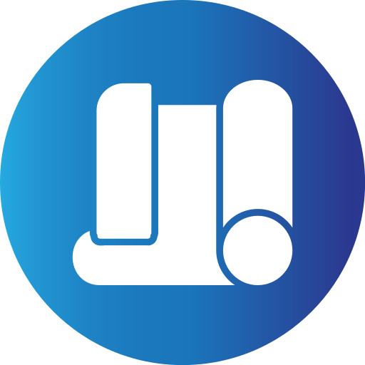 Paper roll Generic gradient fill icon