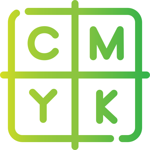 cmyk Generic gradient outline icono