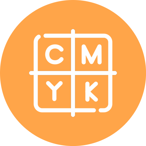 cmyk Generic color fill icon