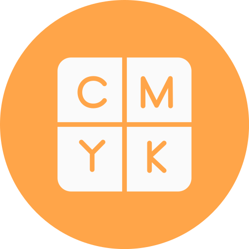 cmyk Generic color fill icon