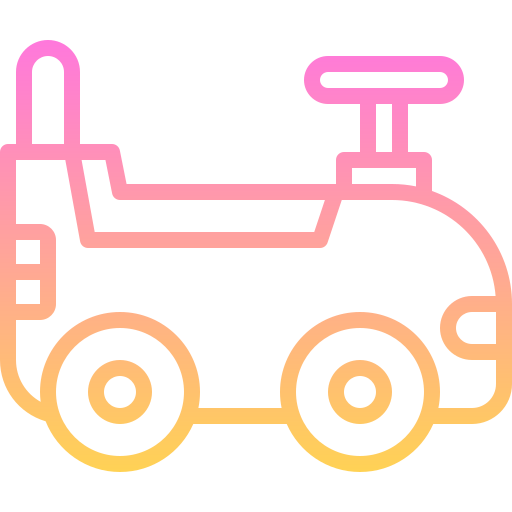 zabawka samochodowa Generic gradient outline ikona
