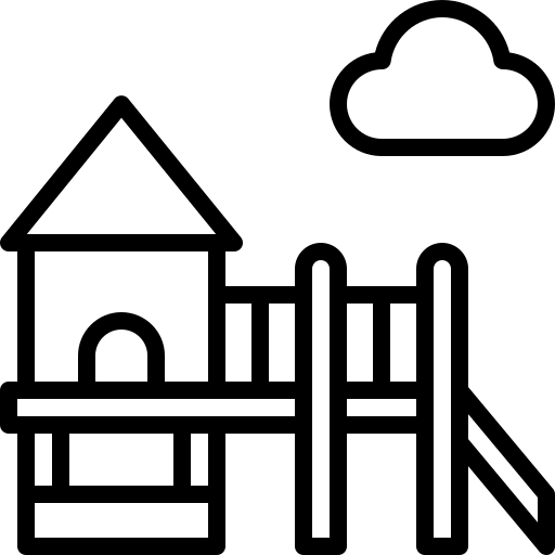 Playground Generic black outline icon