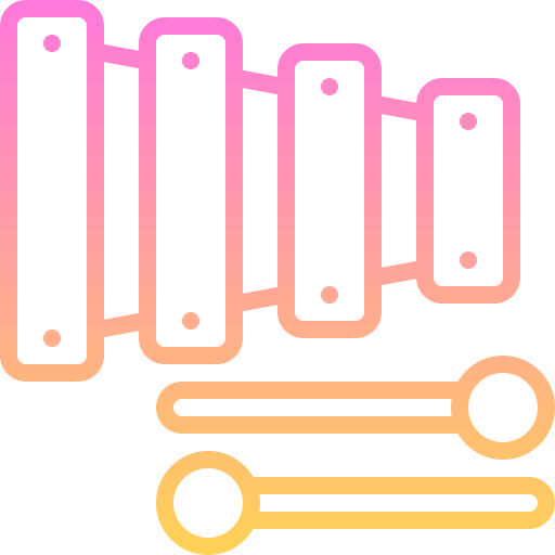 xylophone Generic gradient outline Icône