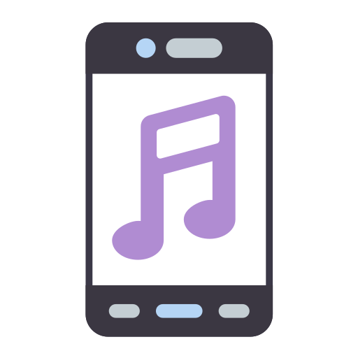 음악 앱 Generic color fill icon